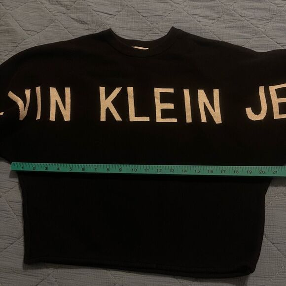 Calvin Klein Jeans Logo Spellout Sweater S - Picture 7 of 8